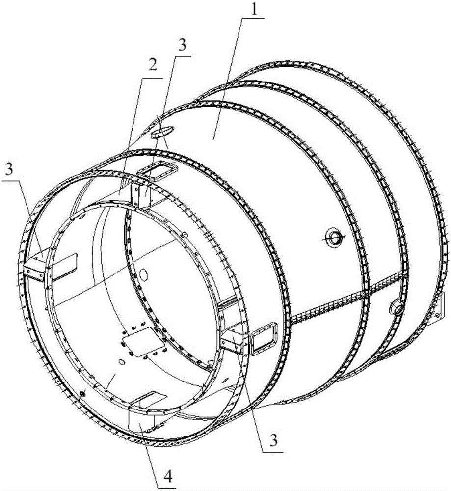 Bypass casing for engine