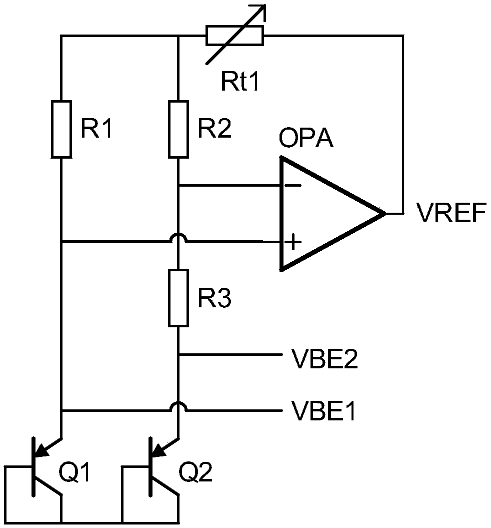 Integrated circuit and method for calibrating temperature drift of bandgap reference voltage using self-heating