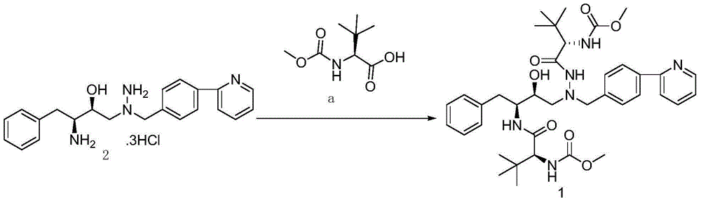 Preparation method of N- methoxycarbonyl group-L-tertiary leucine