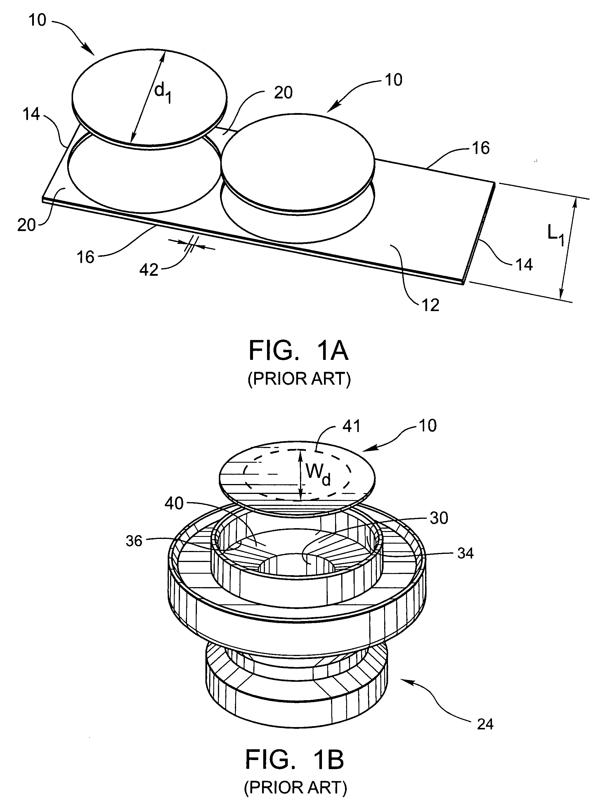 Non-circular burst disk geometry for improved material utilization