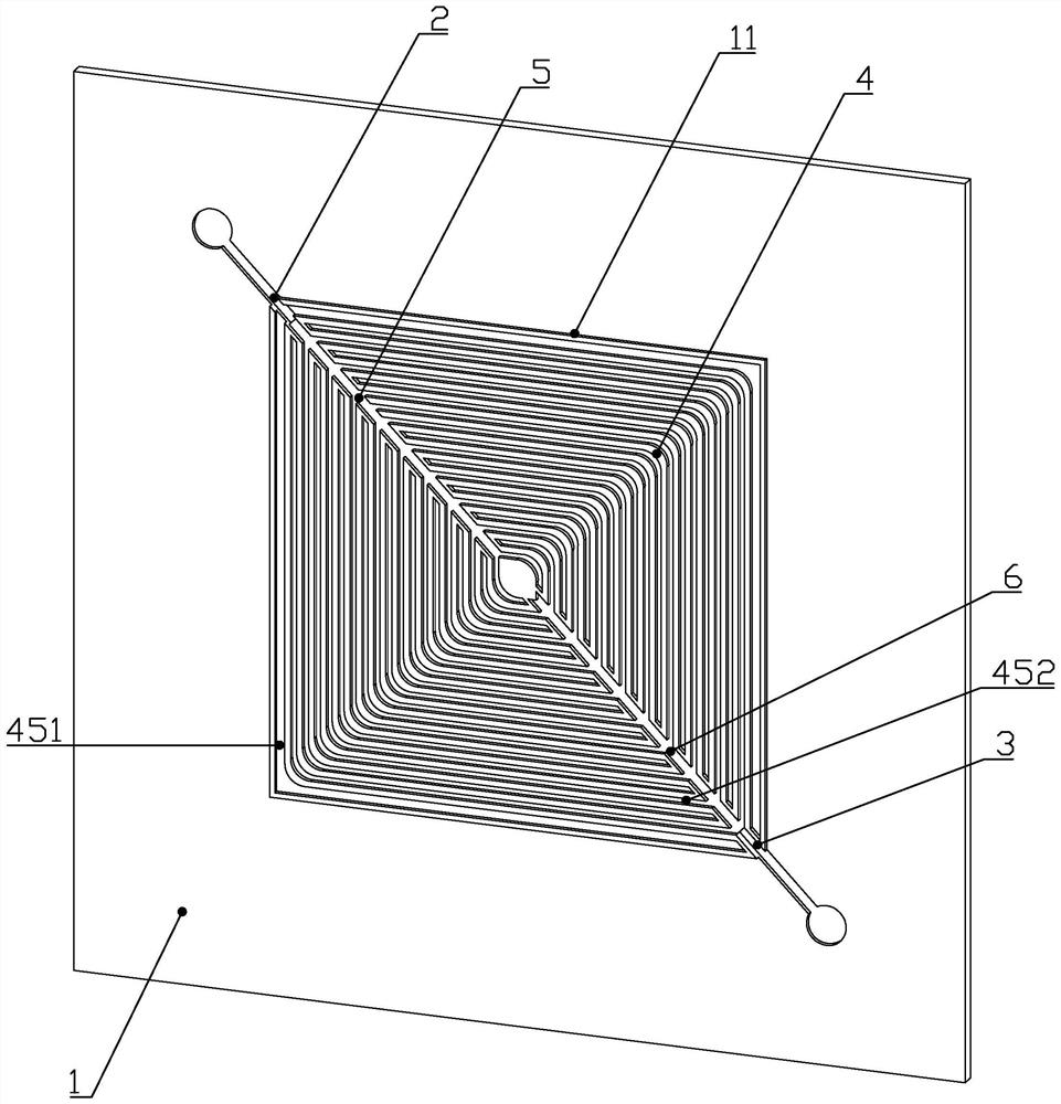 A bipolar plate with high-performance complex bionic structure flow field and preparation method