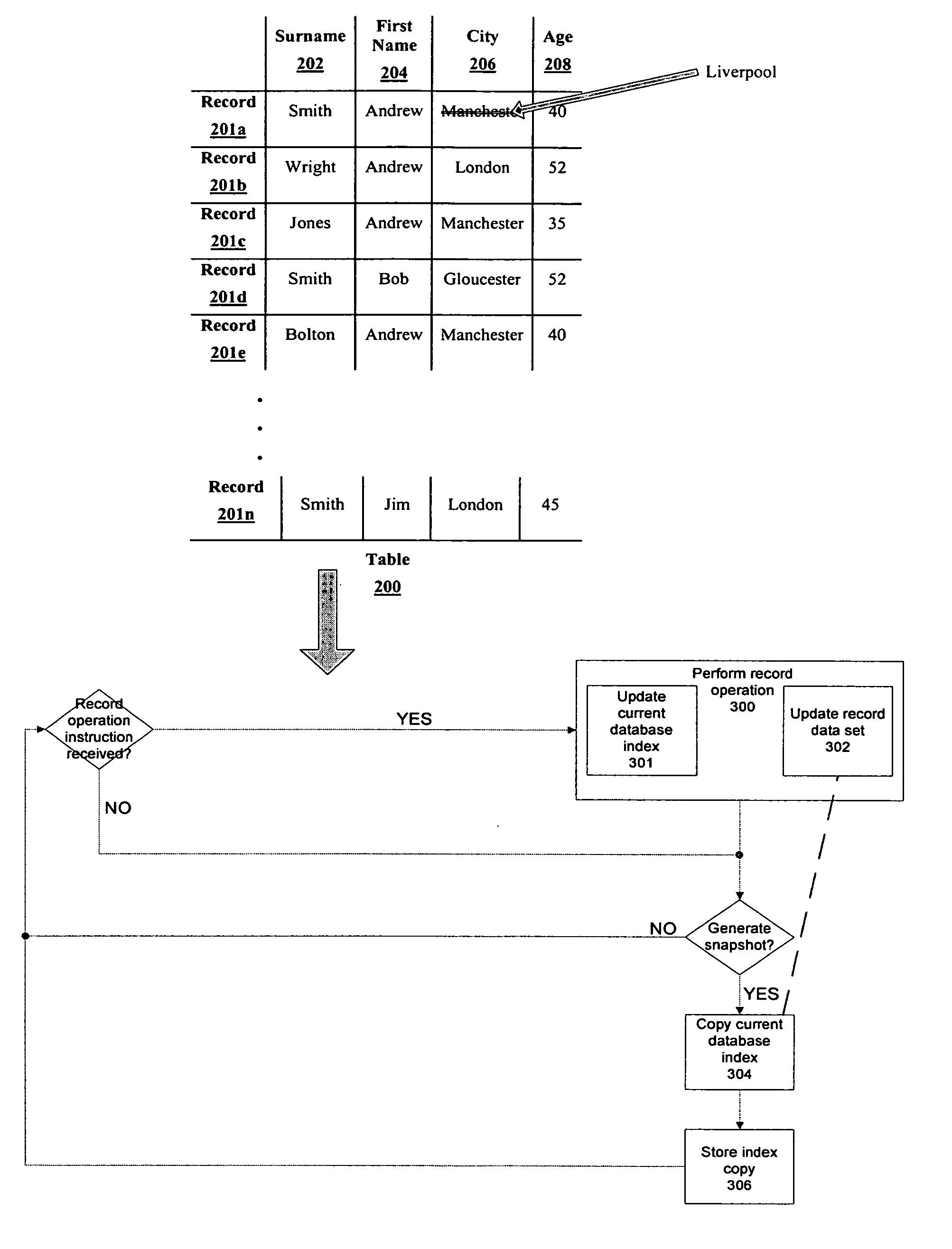 Method, system, and database archive for enhancing database archiving