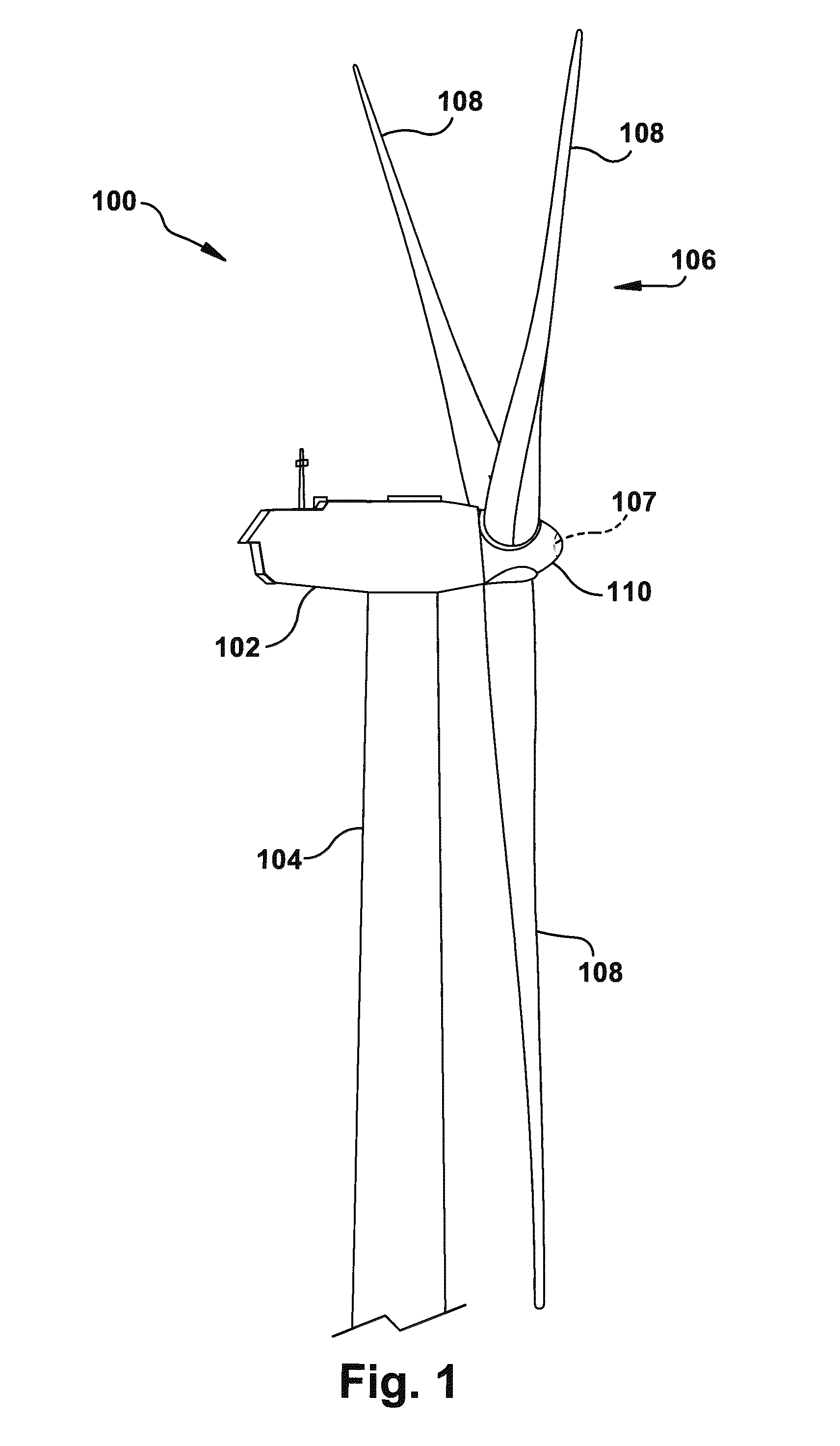 Spinner-less hub access and lifting system for a wind turbine