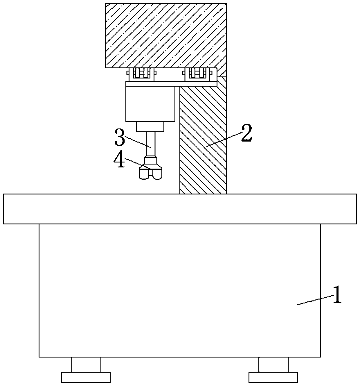 Novel carving machine for carving of rubber plate molding products