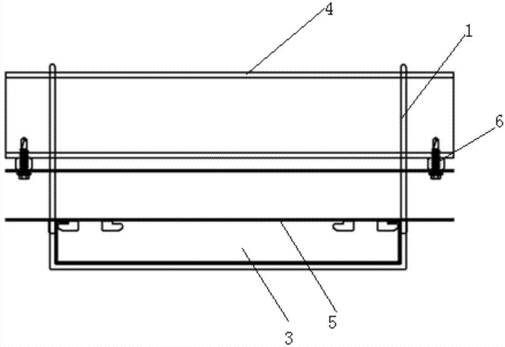 Reinforcing construction method for open-joint ceiling system