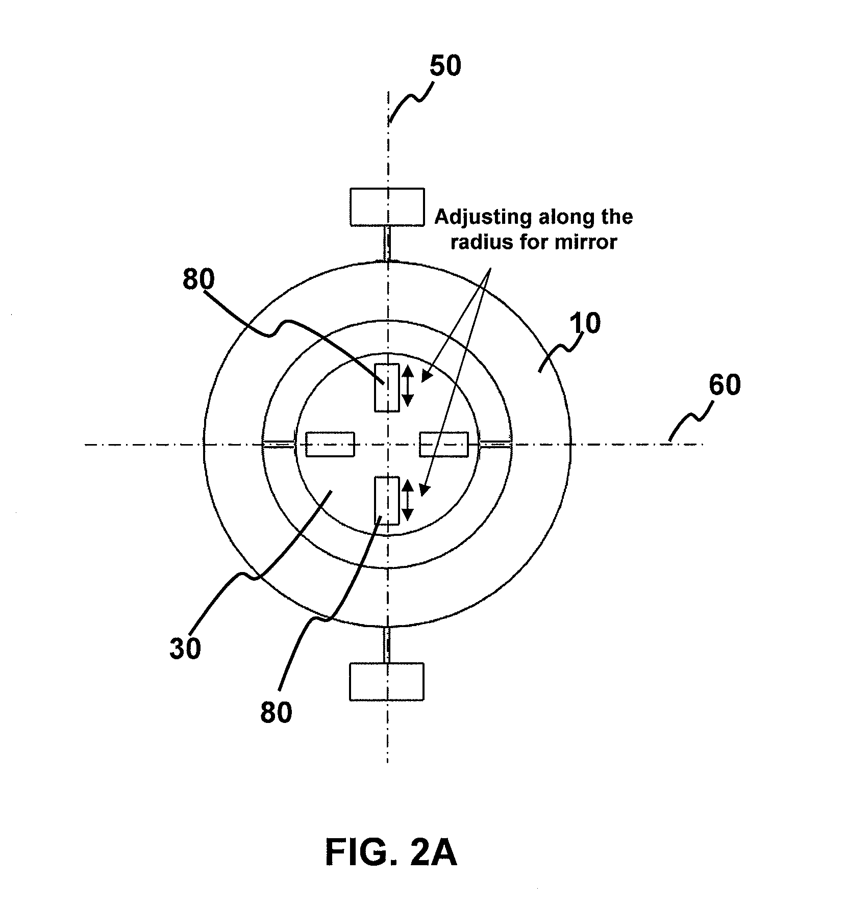 Biaxial scanning mirror having resonant frequency adjustment