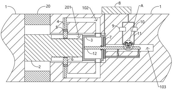 A connection structure of prefabricated concrete wall and its construction method