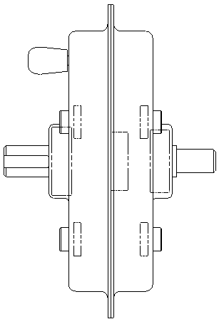 Coaxial pulsation type stepless speed changing equipment