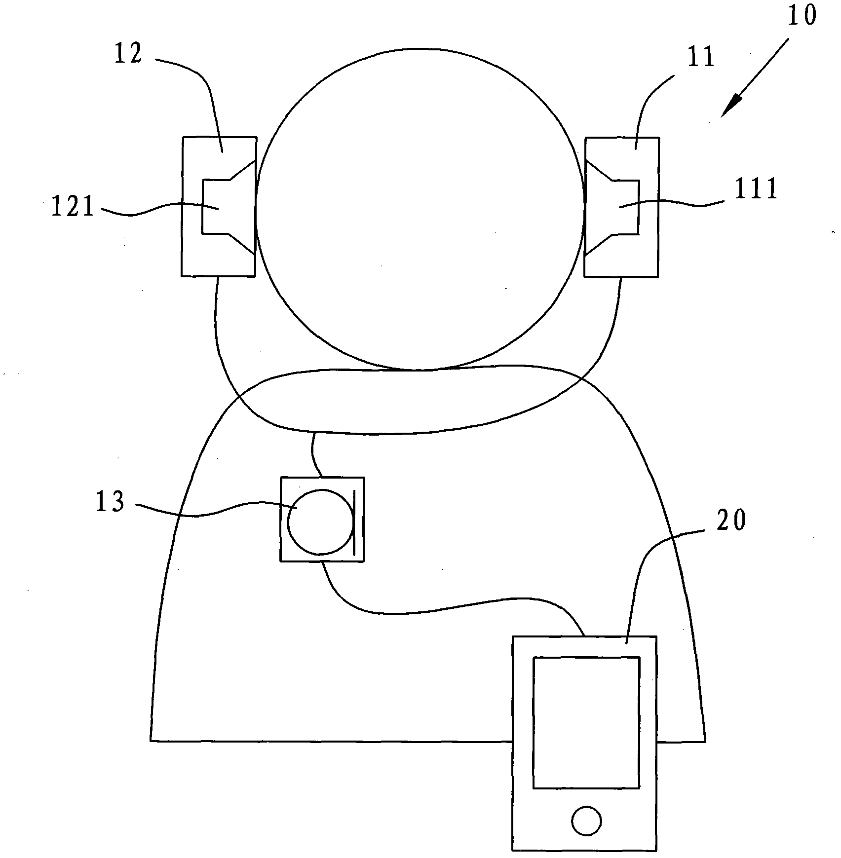 Headset assembly with recording function for communication