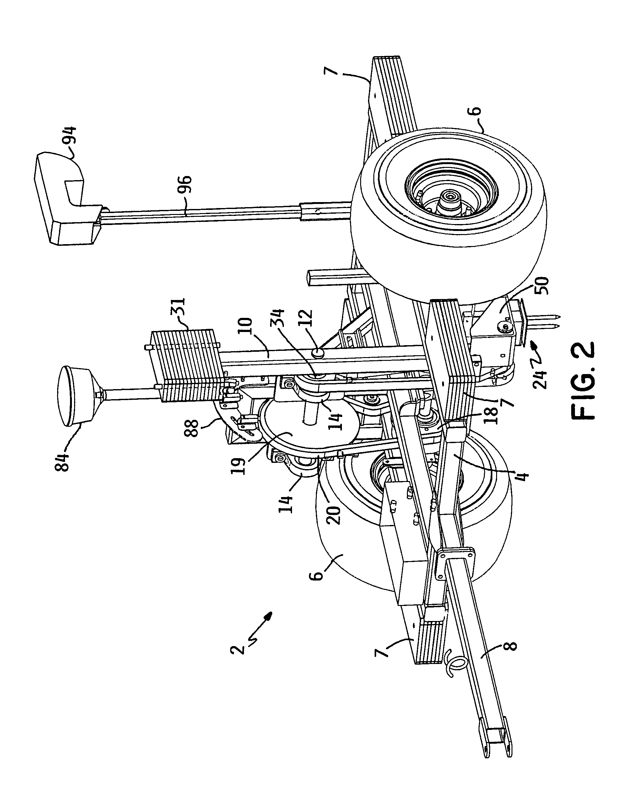 Mobile turf instrument apparatus having driven, periodically insertable, ground penetrating probe assembly