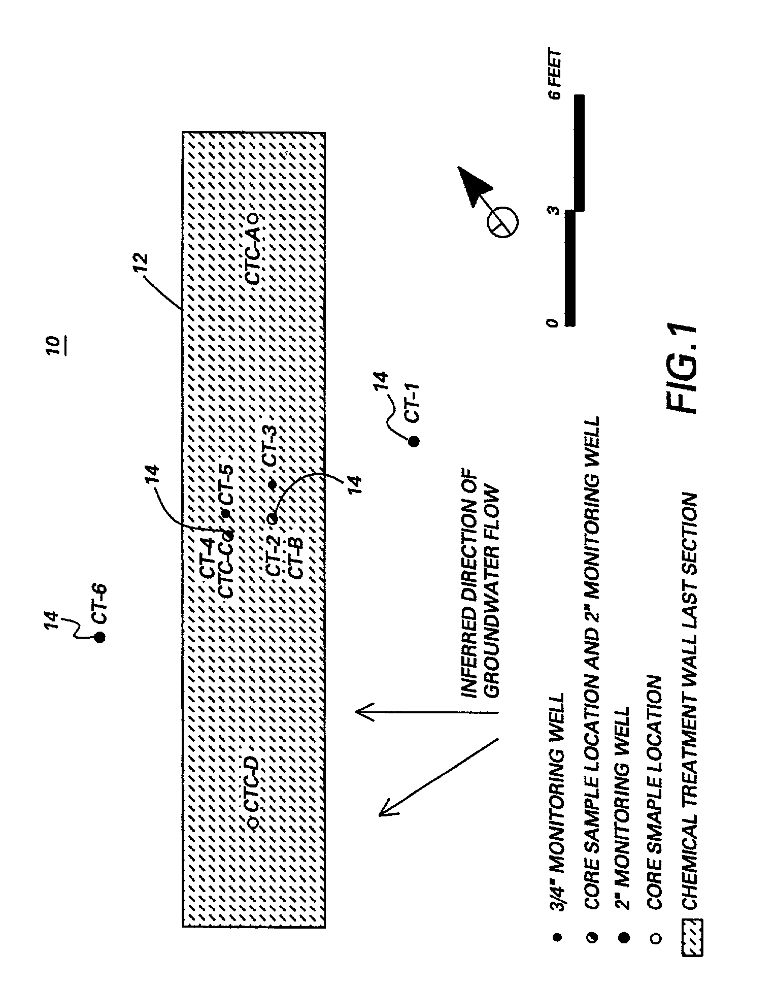 Permeable-reactive barrier monitoring method and system