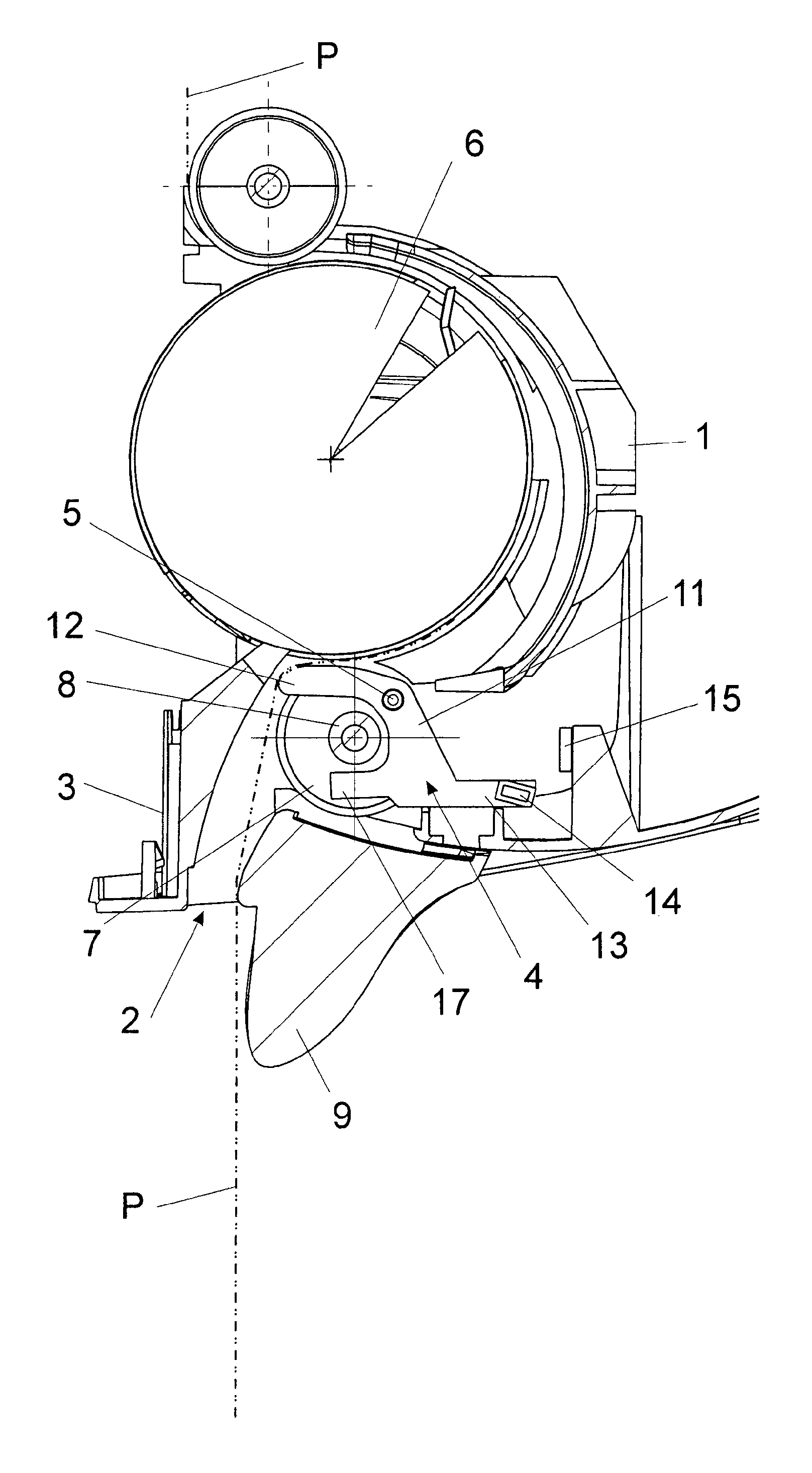 Method of dispensing paper sheet by sheet from a stock and a paper dispenser