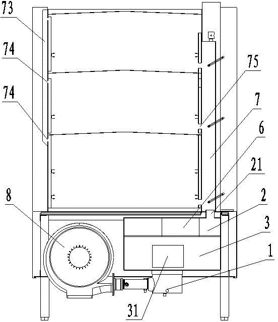 Dry steam cabinet furnace
