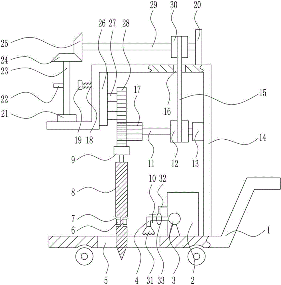 Coal resource exploration device of resource technology