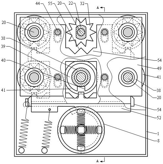 Magnetic Drive Mechanical Combination Lock