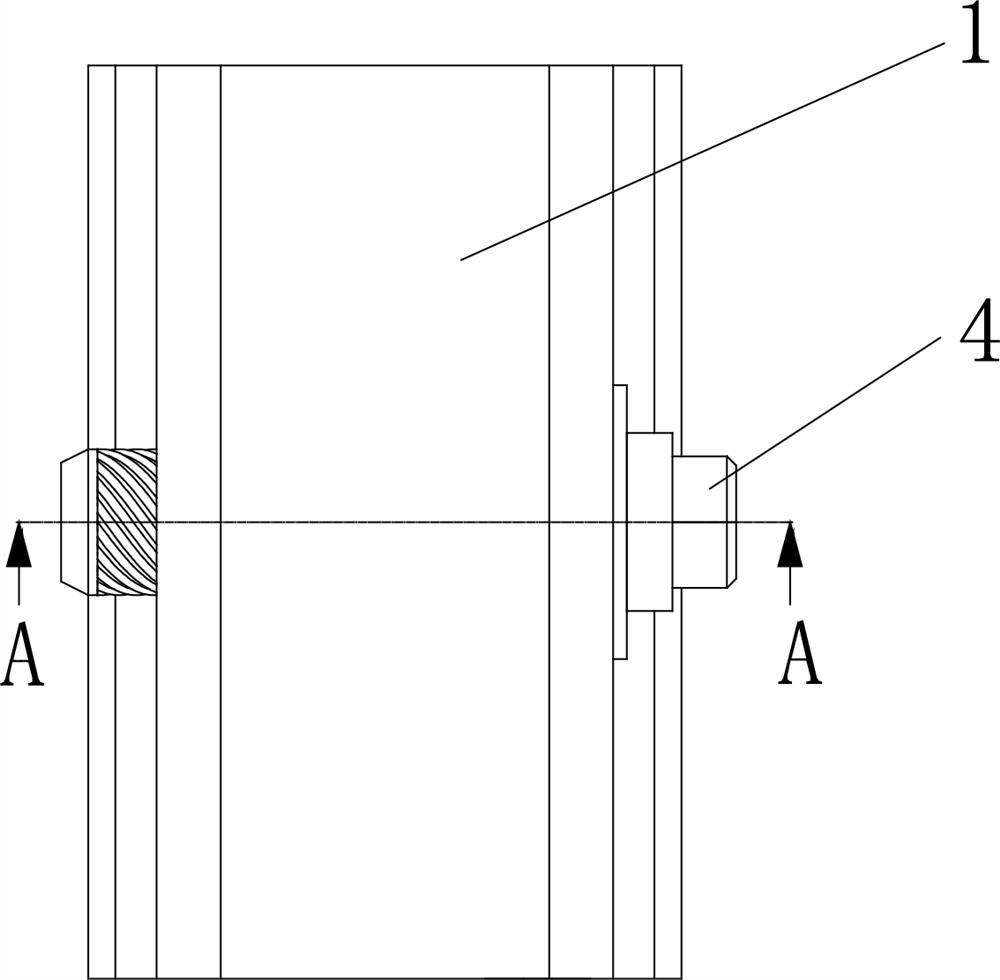 Pull riveting fastener having anti-falling structure and used for laying railway track