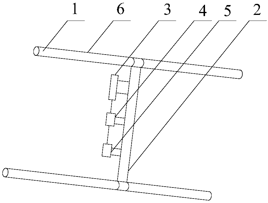 A wire non-contact real-time time series frame visual measurement device and method