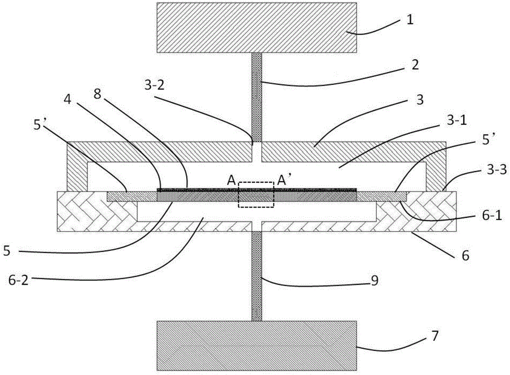 Method and device for filling raw ceramic through holes with metal paste