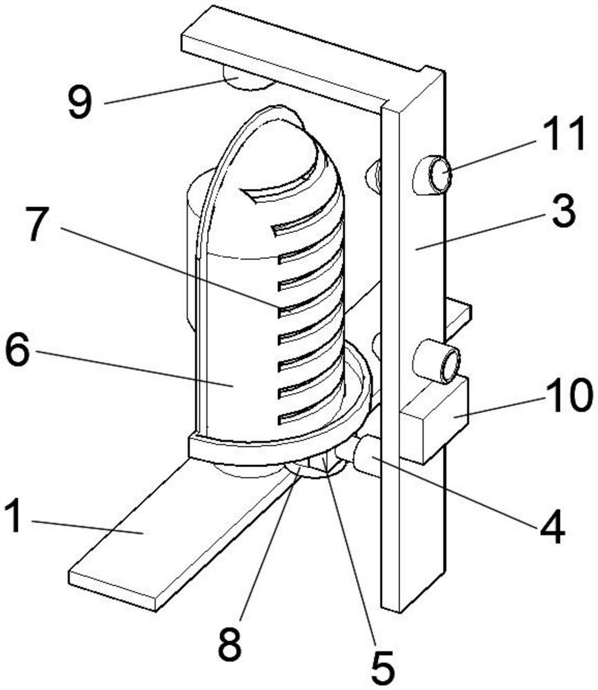 Glass wine bottle surface spraying device