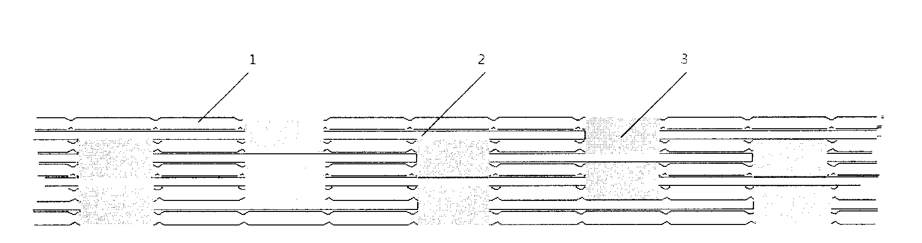 Method for manufacturing honeycomb core with filling material by using textile waste