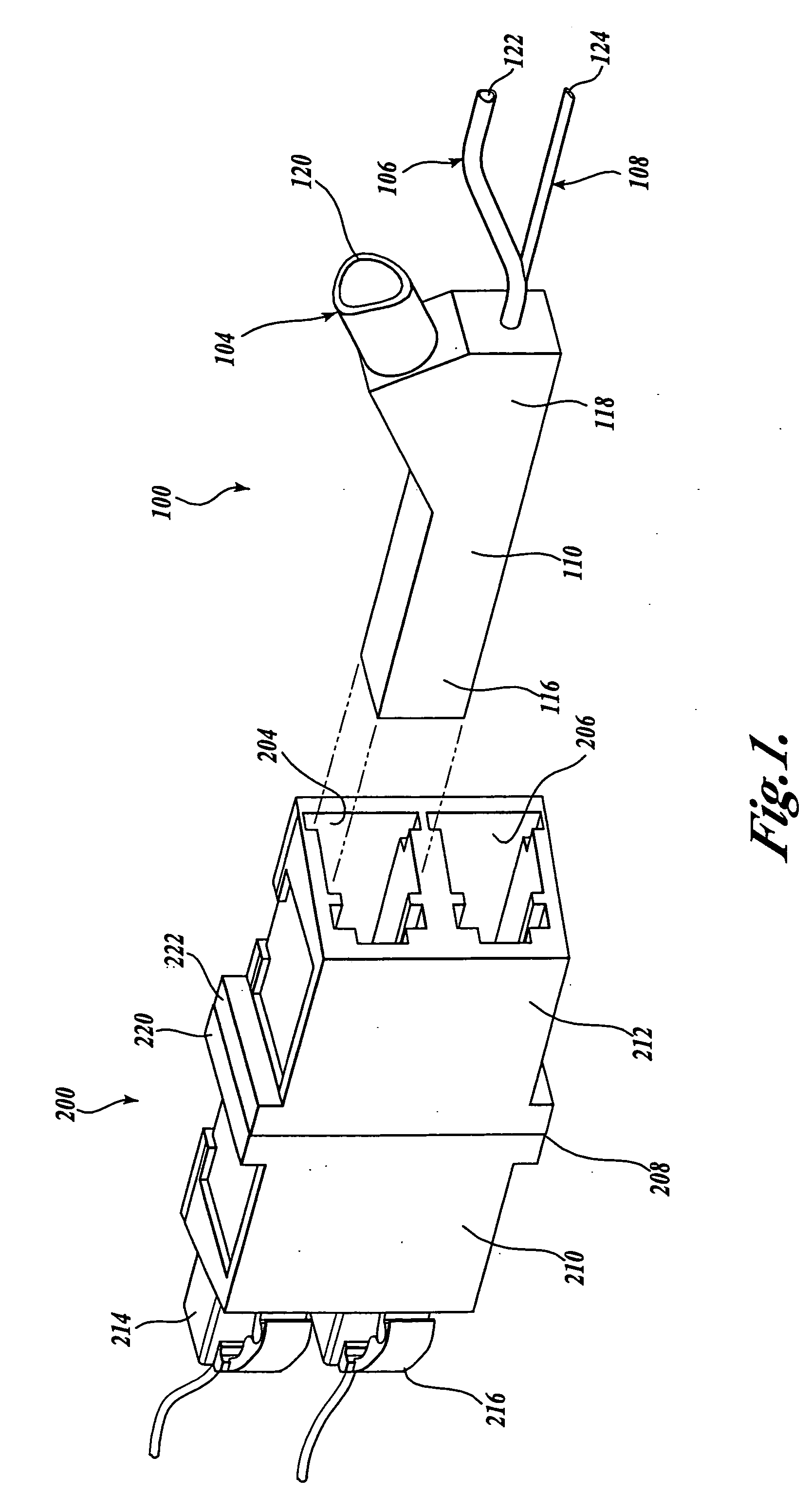 Fiber-optic endface cleaning assembly and method