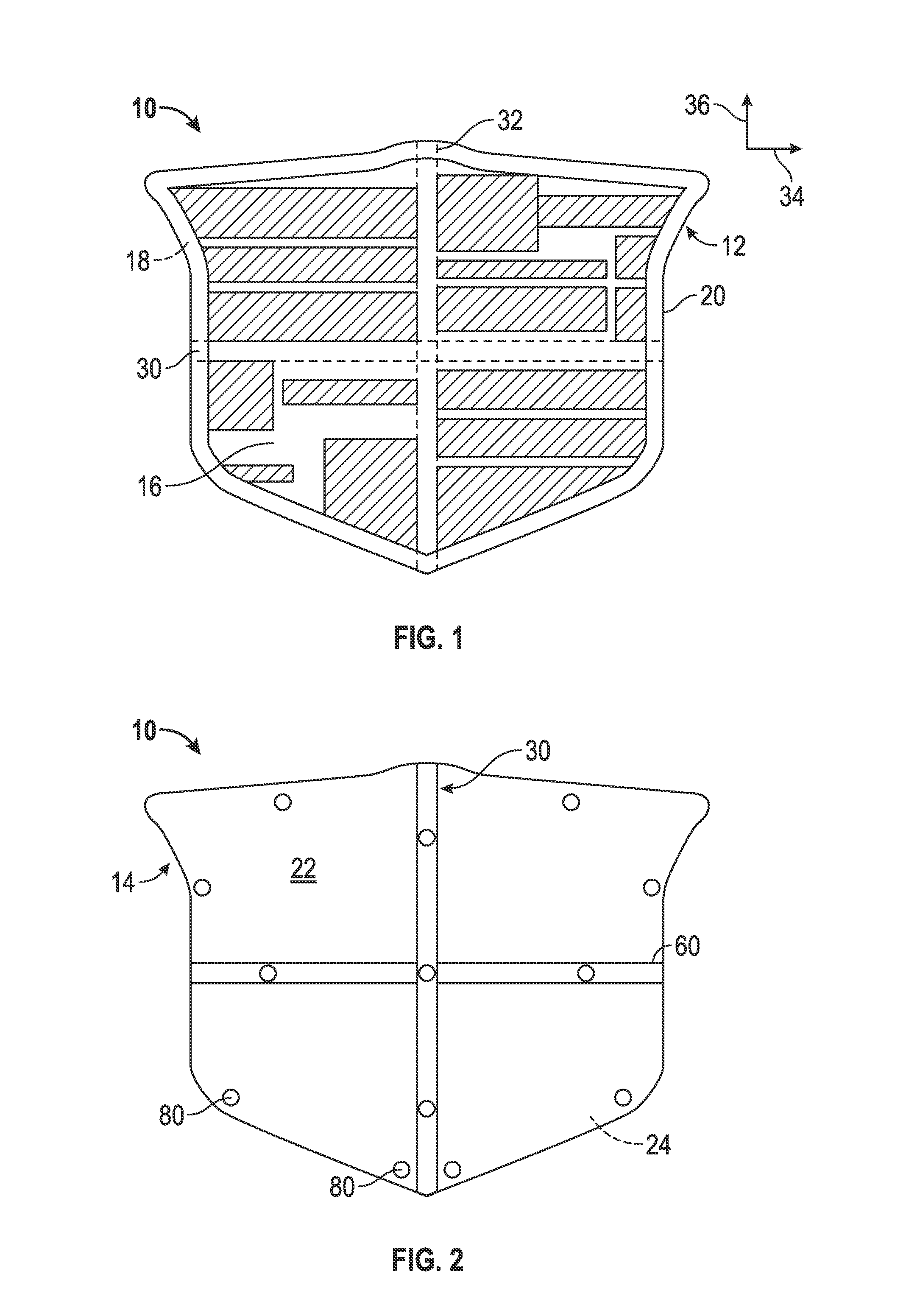 Elastic alignment assembly for aligning mated components and method of reducing postional variation