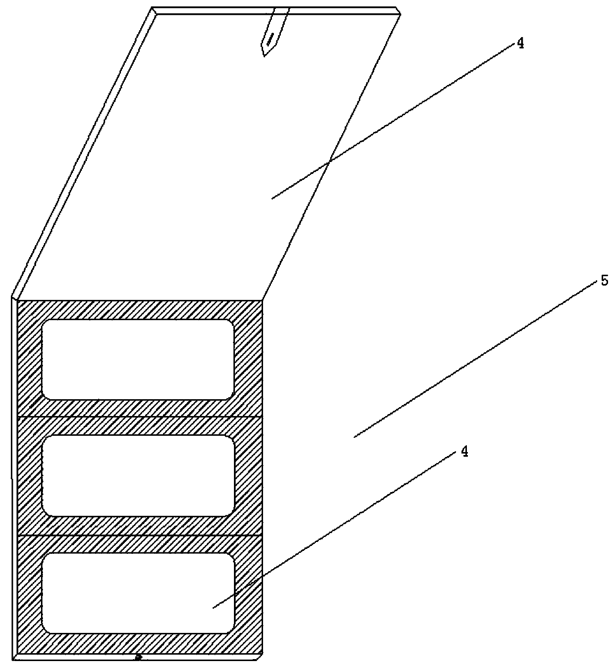 Anti-static packaging unit for high-grade electronic components