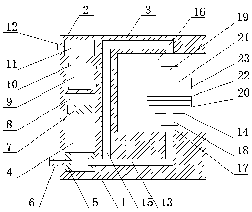 A small portable two-way retractable stamping device