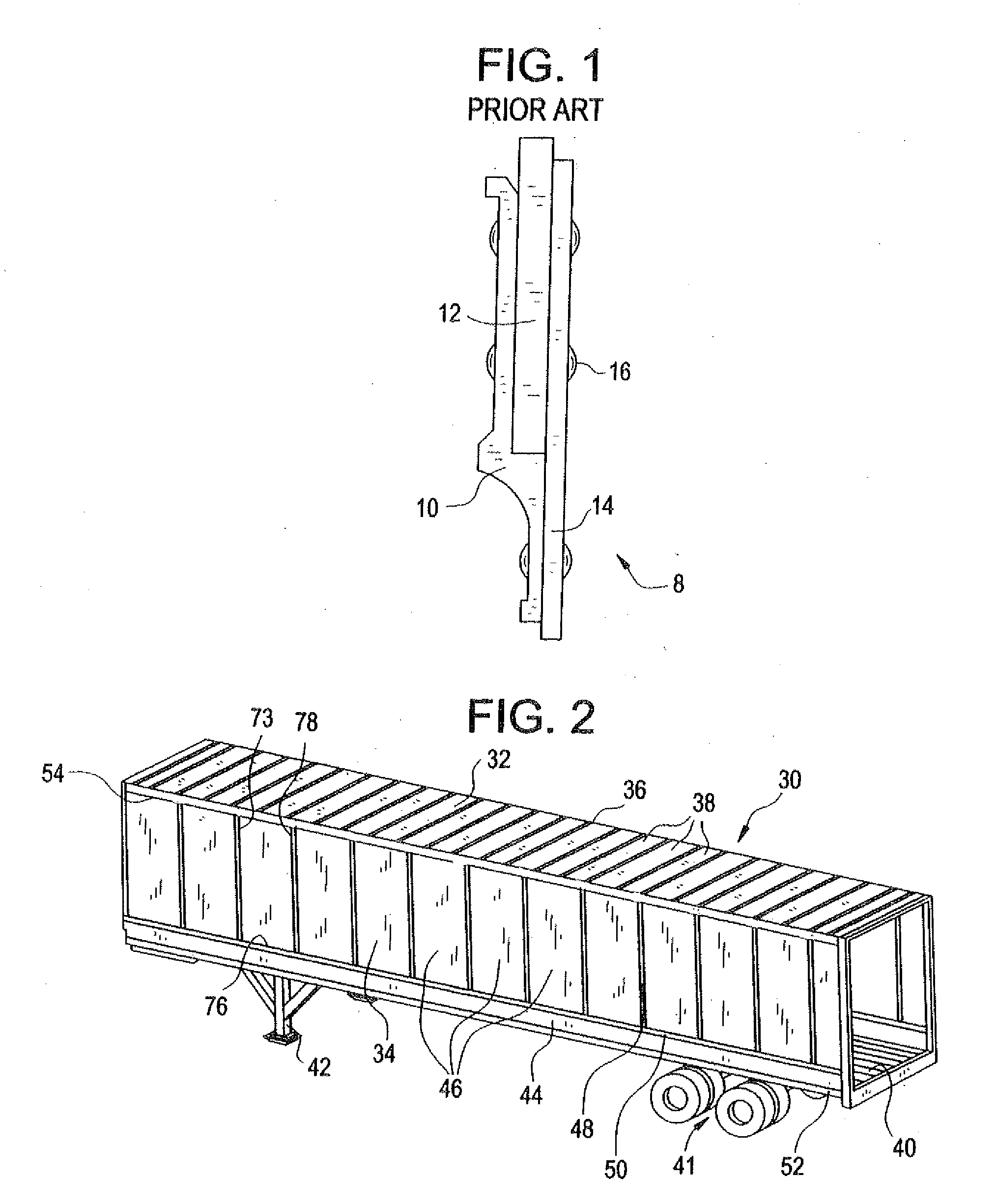 Butt joint for trailer side wall