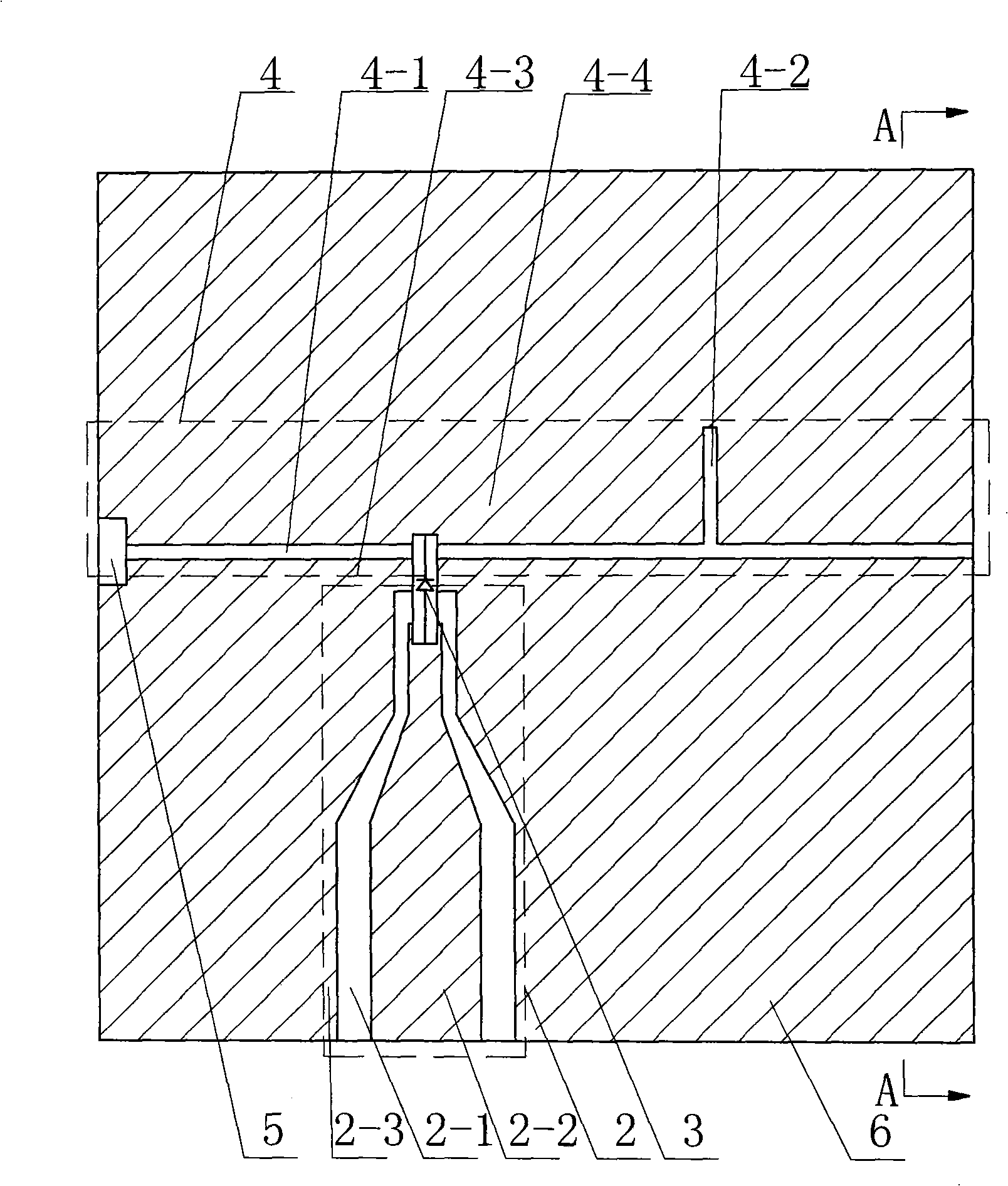 Picosecond pulse generator based on coplanar waveguide and trough line