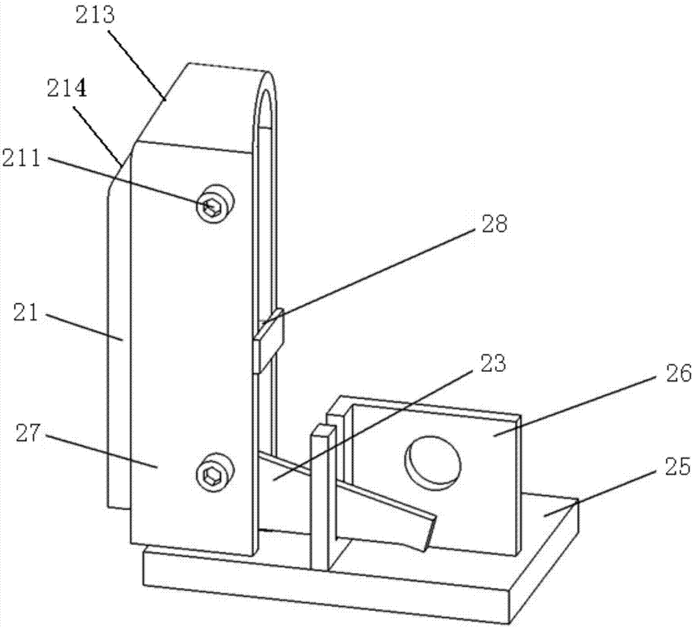 Induction type stamping die and plate positioning device thereof
