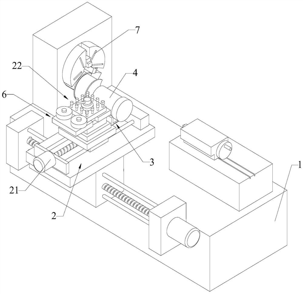 Sanding equipment based on horizontal machine tool