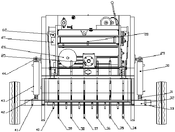 Method for manufacturing waste mulching film picking and bundling machine
