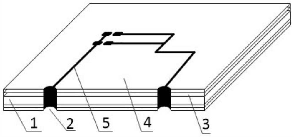 A double-layer circuit and its manufacturing method