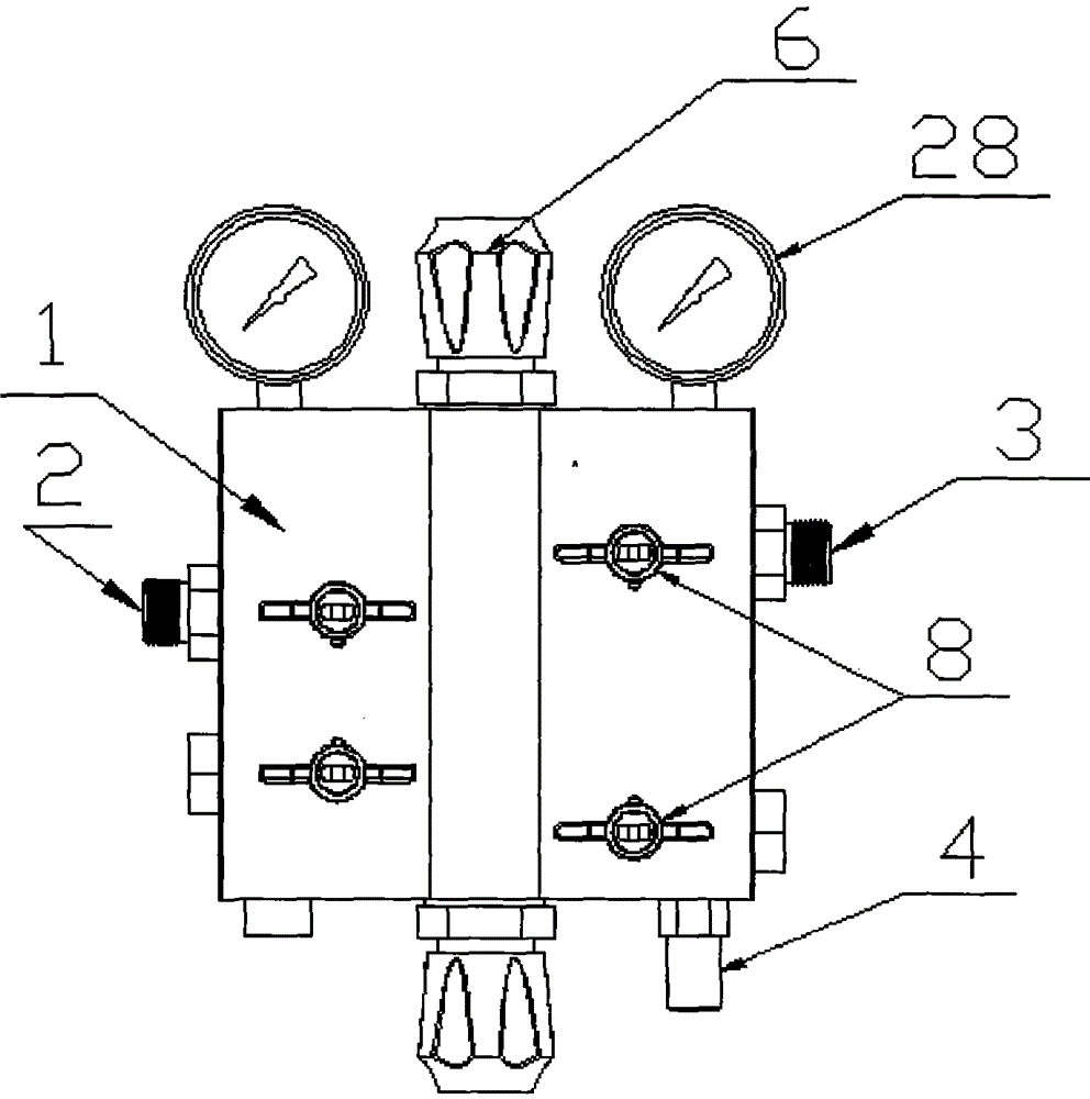 A secondary oxygen regulator