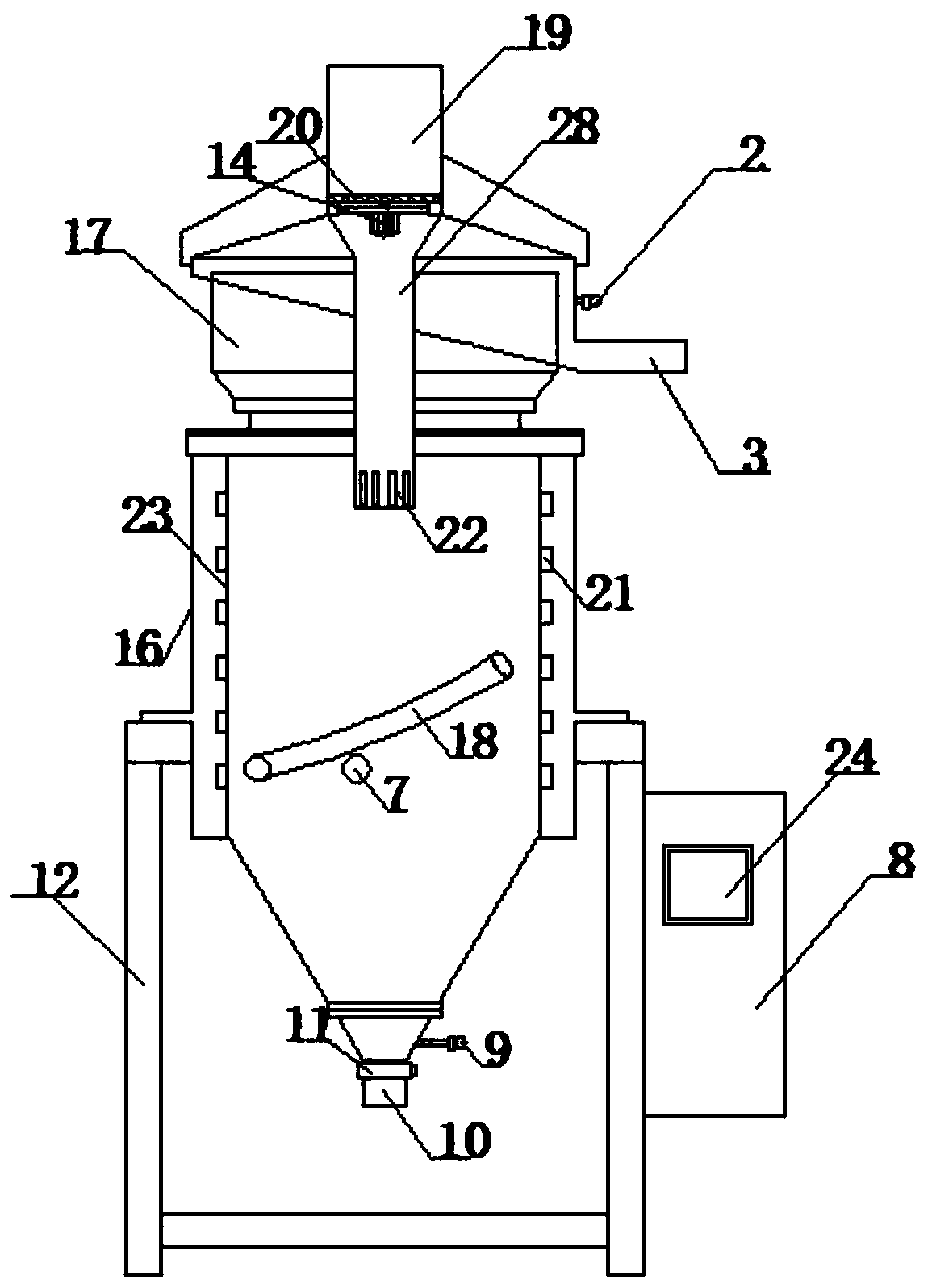 Efficient grade enhancing machine