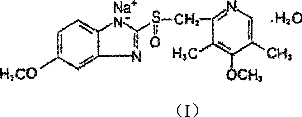Omeprazole sodium compound and preparation thereof