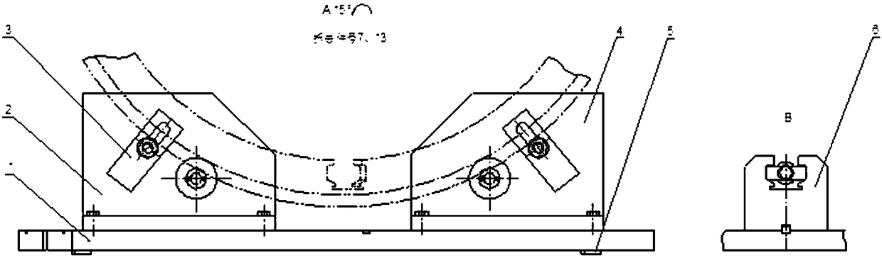 Milling machine fixture for machining internal chute of ring part and processing method