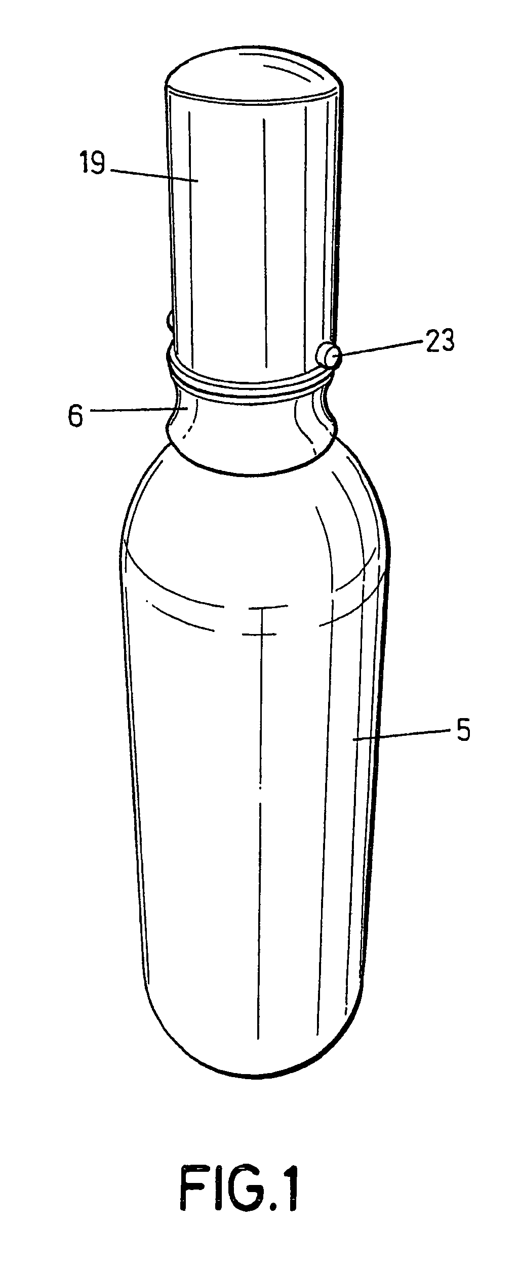 Vacuum pump for bottles