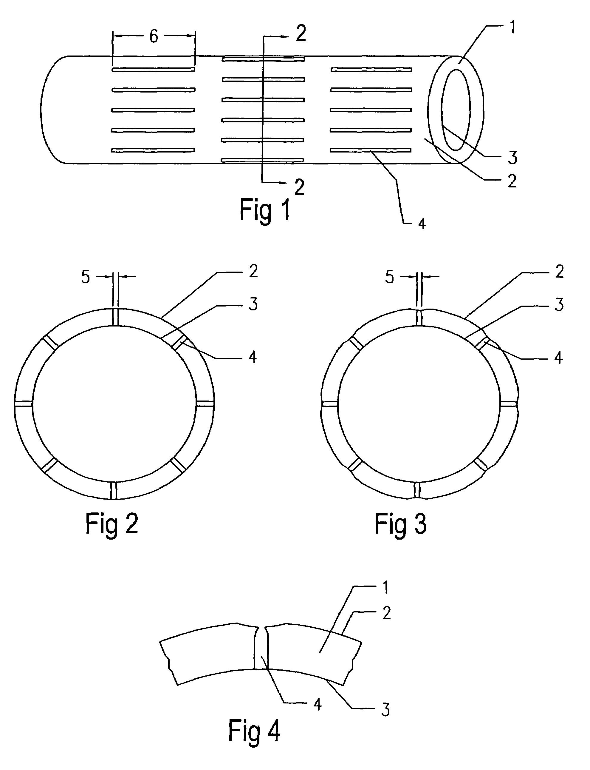 Method and apparatus to reduce the width of a slot or opening in a pipe, tube or other object