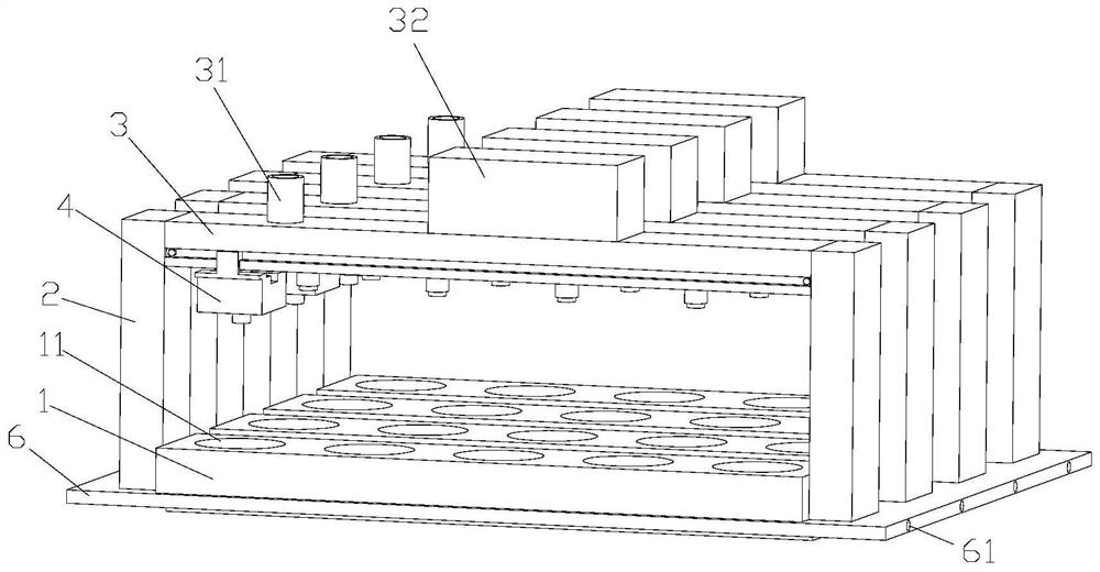 A garden plant seedling cultivation device for improving seedling survival rate