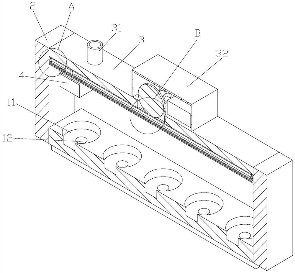 A garden plant seedling cultivation device for improving seedling survival rate