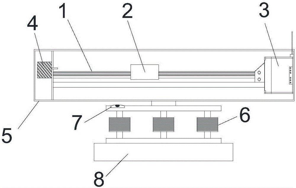 Magnetic suspension type bridge main tower pylon top displacement measurement device and measurement method thereof