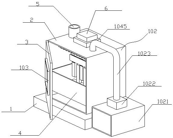 Flour blender device for bread processing