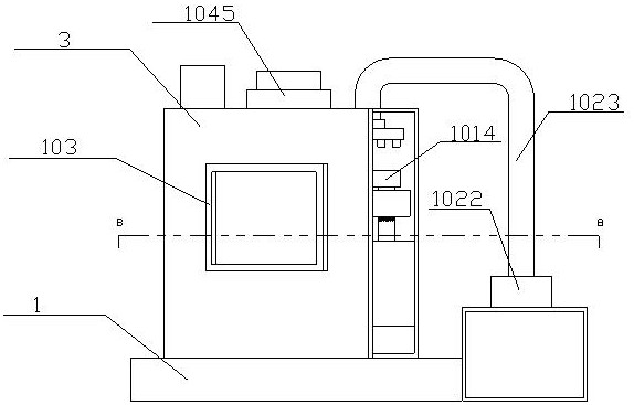 Flour blender device for bread processing