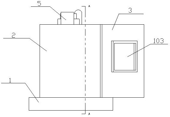 Flour blender device for bread processing