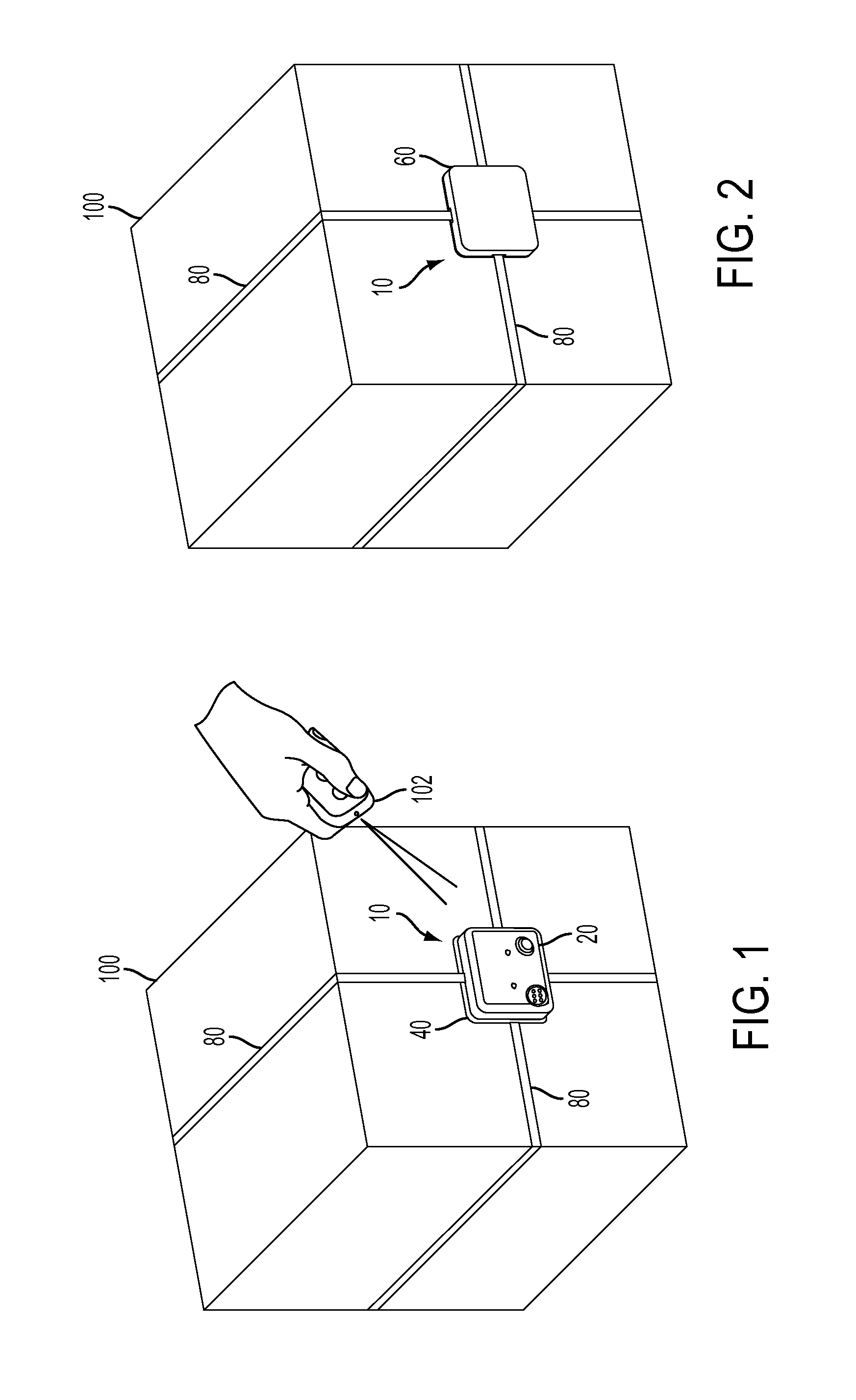 Security apparatus with conductive ribbons