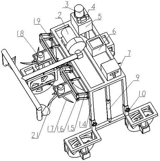 Facility-type orbital picking machine for red panax notoginseng seeds