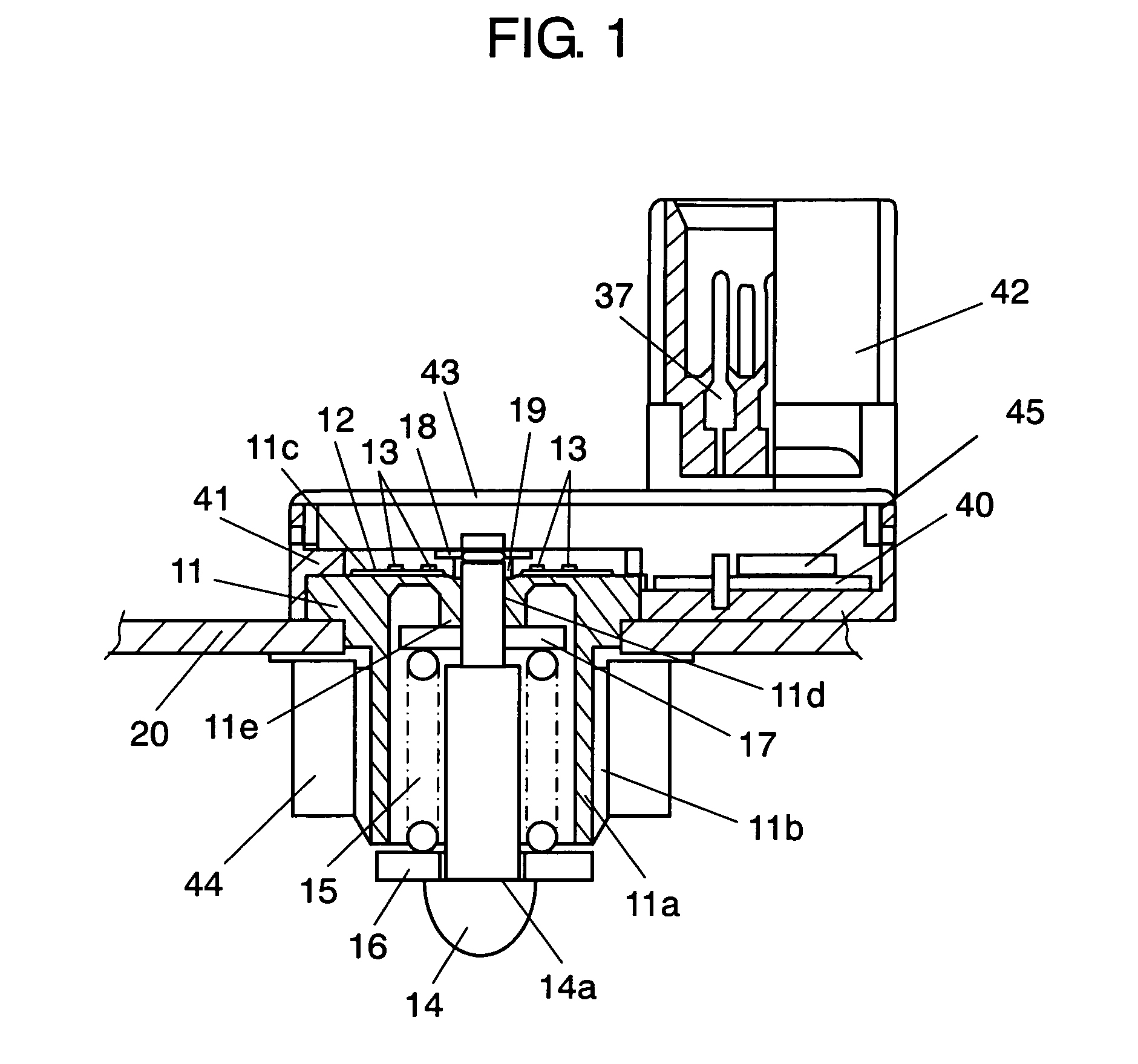 Pedaling force sensor and pedaling force detection device using the sensor