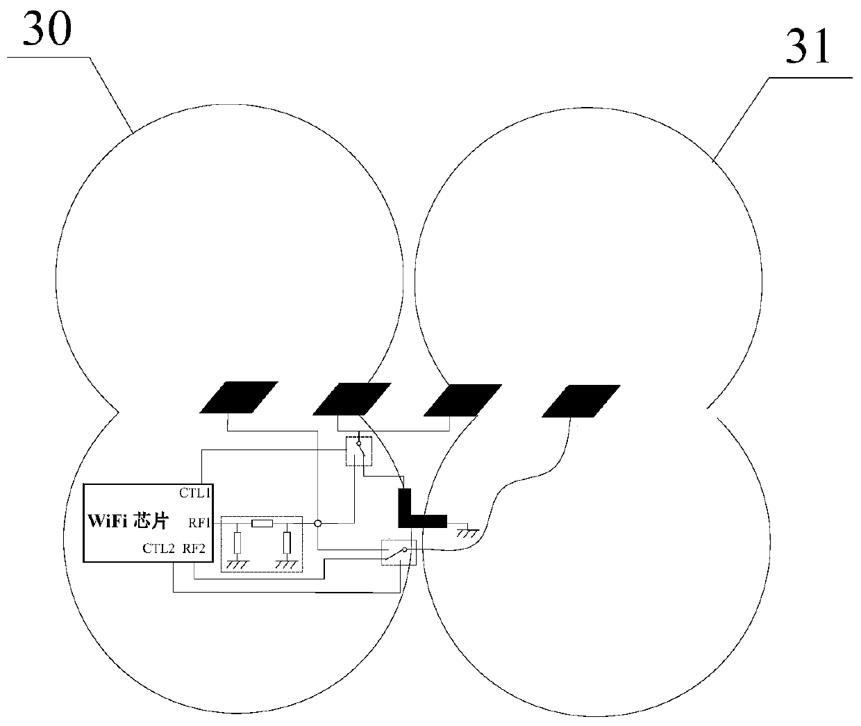 Antenna devices and electronic equipment